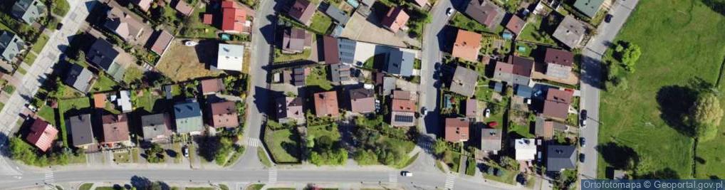 Zdjęcie satelitarne Handel Mirosława Rozrażewska
