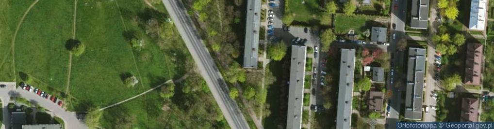 Zdjęcie satelitarne Handel Obwoźny Art Ogólno Przemysłowymi Chemicz Kraj Zagr Wojteszak A