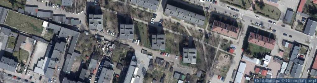 Zdjęcie satelitarne Handel Obwoźny Art Przemysłowe Rutkowska Zenona