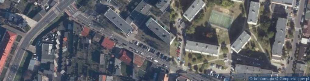 Zdjęcie satelitarne Handel Obwoźny Gostyń