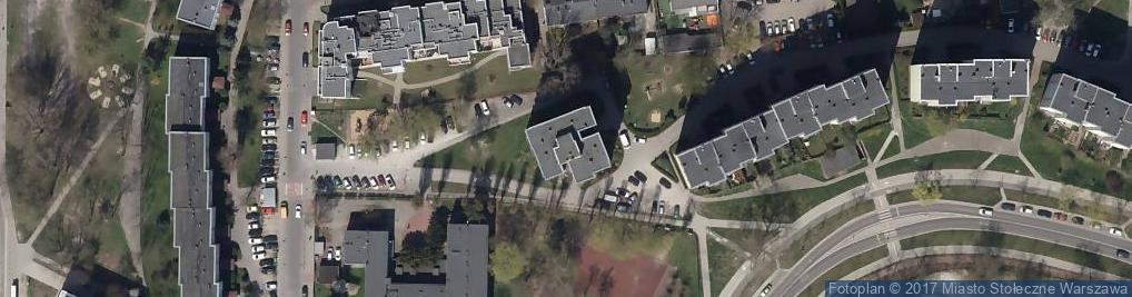 Zdjęcie satelitarne Handel Obwoźny Kwiatami