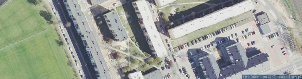 Zdjęcie satelitarne Handel Obwoźny Usługi Maglownicze Prod Kompoz Kwiat