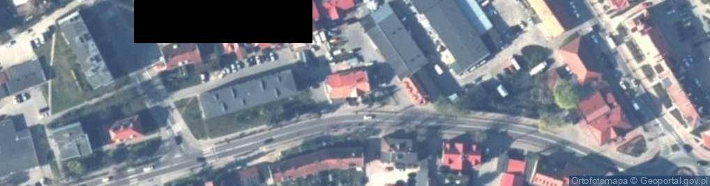 Zdjęcie satelitarne Handel Odzieżą Używaną z Importu Exp Imp Frączak Adam Miller Sabina