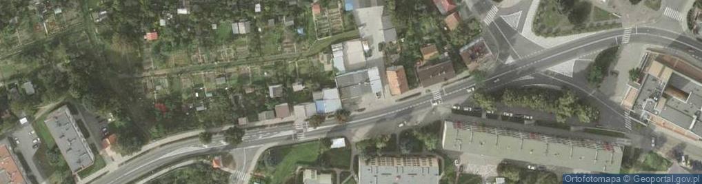 Zdjęcie satelitarne Handel Odzieżą Używaną