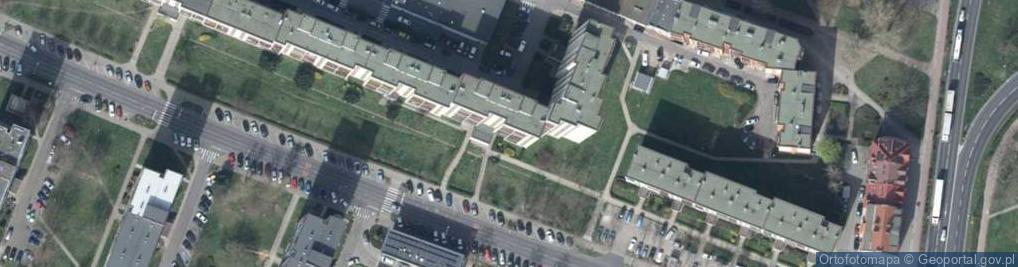 Zdjęcie satelitarne Handel Odzieżą Używaną