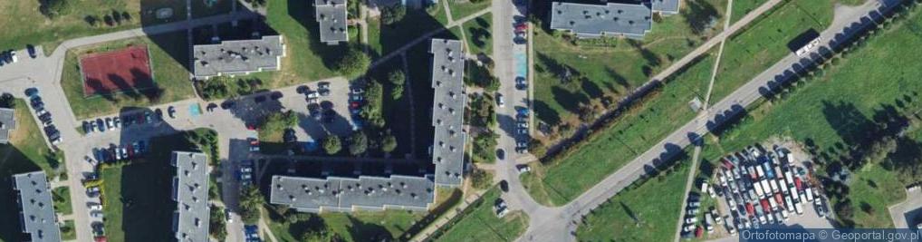 Zdjęcie satelitarne Handel Odzieżą Używaną