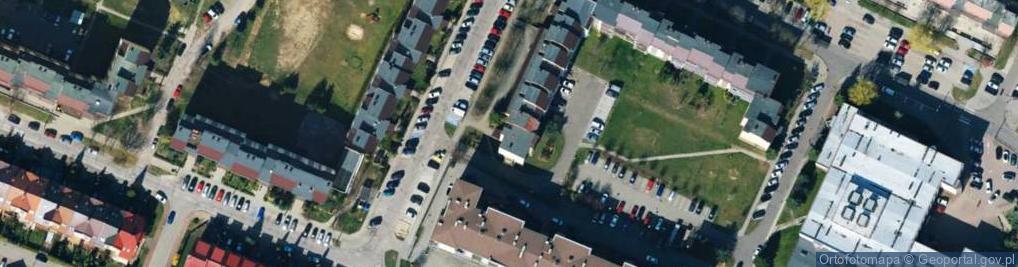 Zdjęcie satelitarne Handel Okręż Hurt Det Dystryb Marketing Exp Imp M Gastronom Okuński A