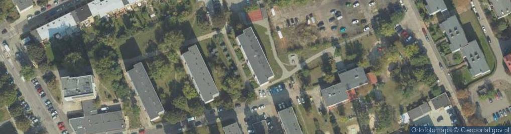 Zdjęcie satelitarne Handel Okrężny Art Przemysł i Spożywczymi Tkacz S