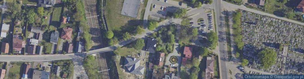 Zdjęcie satelitarne Handel Okrężny Art Spożywczo Przemysłowe Hurt Detal