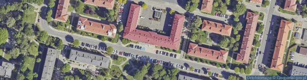 Zdjęcie satelitarne Handel Okrężny Tow Konsumpcyjnymi