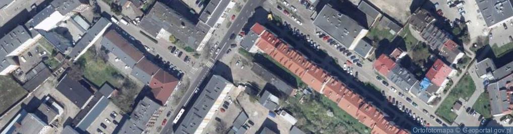 Zdjęcie satelitarne Handel Usługi Krawex