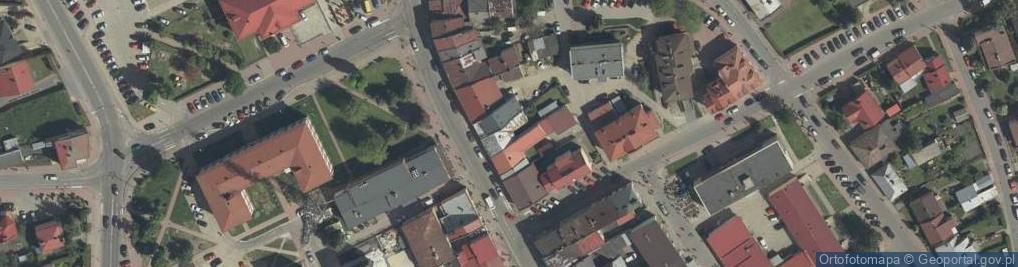 Zdjęcie satelitarne Handel Wielobranżowy Wypożyczalnia Wideo Salon Gier Zbigniew Ur