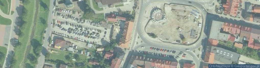 Zdjęcie satelitarne Handlowa Spółdzielnia Pracy z Siedzibą w Limanowej