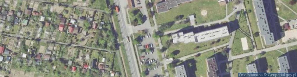 Zdjęcie satelitarne Handlowa w i z Walczak Wanda Konwisarz Zofia