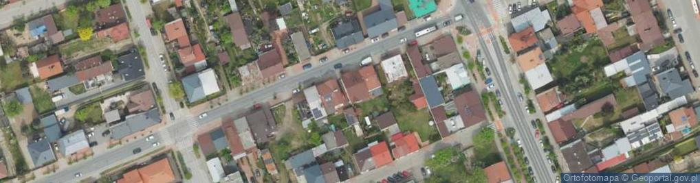 Zdjęcie satelitarne Handlowo Usługowa Aga