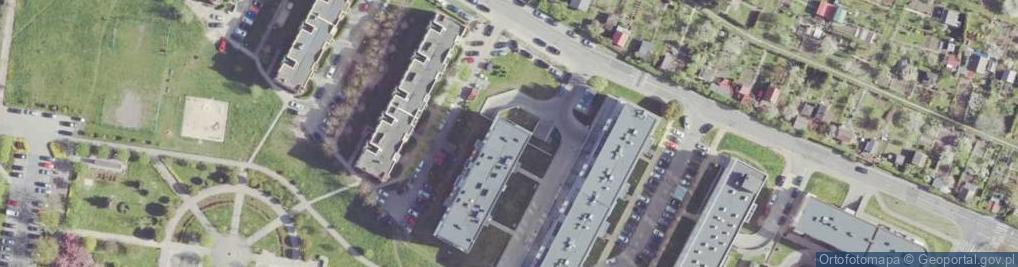 Zdjęcie satelitarne Handlowo Usługowa