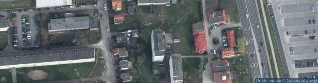 Zdjęcie satelitarne Handlowo Usługowa