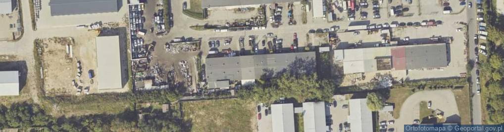 Zdjęcie satelitarne Hanmet. Skup złomu. Kasacja pojazdów