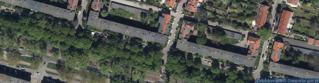 Zdjęcie satelitarne Hładki L., Wrocław
