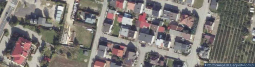 Zdjęcie satelitarne Hodowla Psów Rasowych Danuta Nowacka Krobia