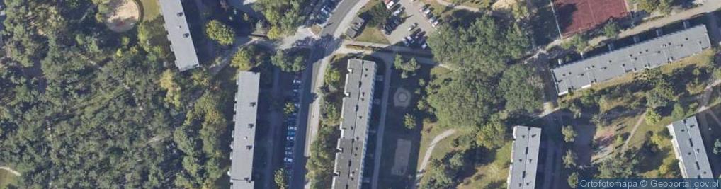 Zdjęcie satelitarne Hodowla Psów Rasowych Kossakowski Przemysław