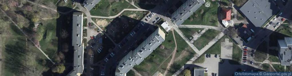 Zdjęcie satelitarne Hortulus Projektowanie i Zakładanie Ogrodów Danuta Godlewska