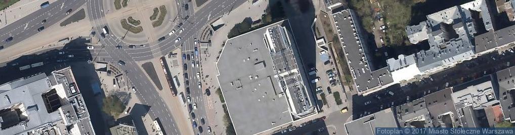 Zdjęcie satelitarne Hotel Novotel Warszawa Centrum