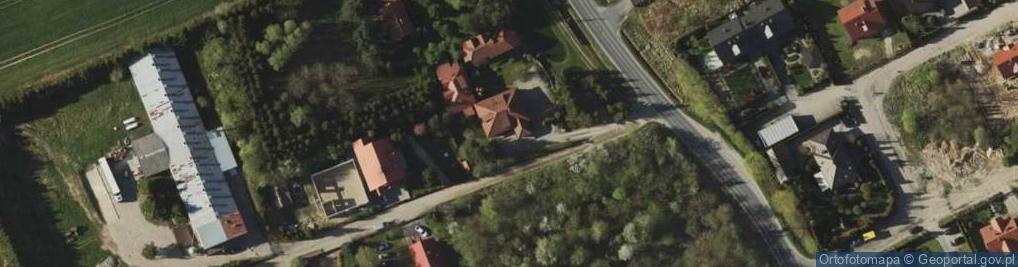 Zdjęcie satelitarne Hotelik Marta Ciechanowska Adam Ciechanowski