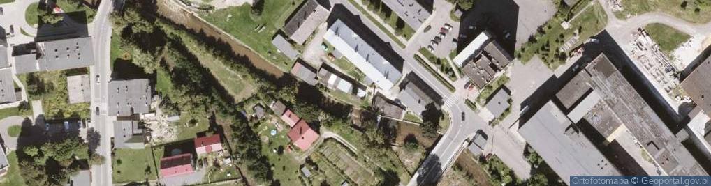 Zdjęcie satelitarne Hudziec P.Usł.Leś., Stronie Śl.