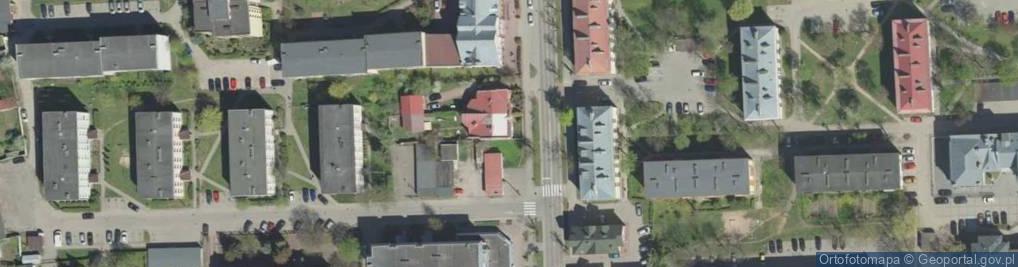 Zdjęcie satelitarne Hurt-Detal-Transport Art.Rolno-Spożywczych i Przemysłowych Jarosław Ostrowski