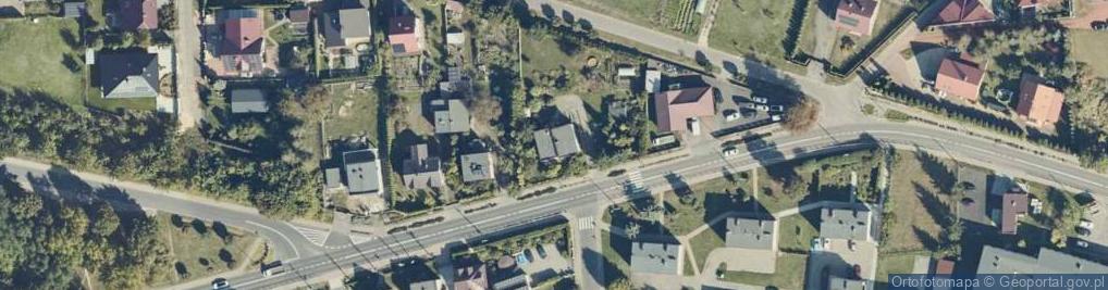 Zdjęcie satelitarne Hurtownia Art Spożywczo Przemysłowe Handl Tow Mas Exp Imp Bąkowski w