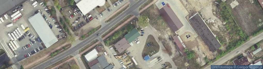 Zdjęcie satelitarne Hurtownia Artykułów Nabiałowych i Spożywczych Hu Zar SP J Paweł Szymańczak