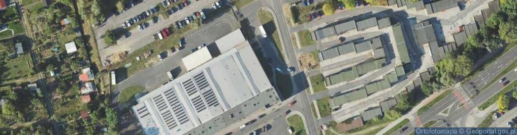 Zdjęcie satelitarne Hurtownia Kwiatów Import Export K Konieczek w Wiszniewski