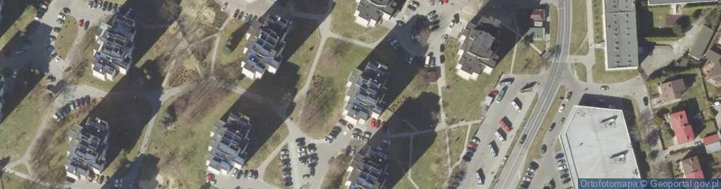 Zdjęcie satelitarne Hurtownia Odzieży Używanej