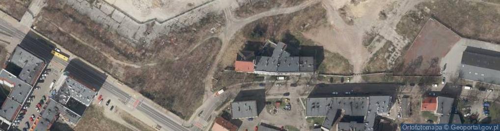 Zdjęcie satelitarne Huta Gliwice Osie w Likwidacji