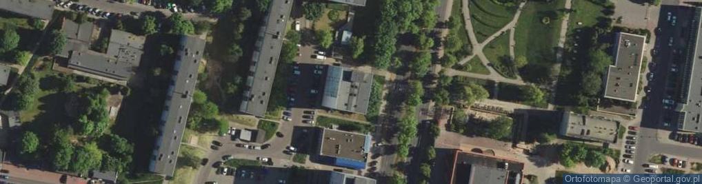 Zdjęcie satelitarne i Diament II Biuro Projektów II Zakole