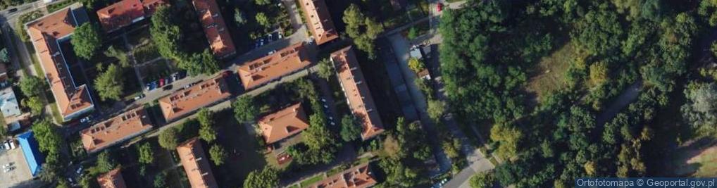 Zdjęcie satelitarne i J G Przyjazne Ciepło Ilona Marta Grabowska Jerzy Grabowski