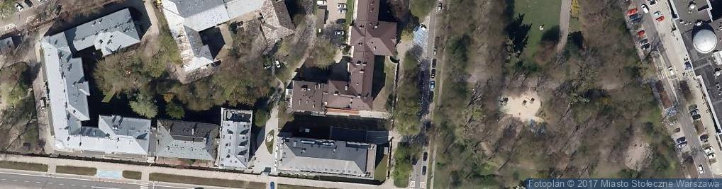 Zdjęcie satelitarne I Klinika Położnictwa i Ginekologii Państwowy Szpital Kliniczny