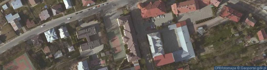 Zdjęcie satelitarne i Liceum Ogólnokształcące im Króla Kazimierza Wielkiego
