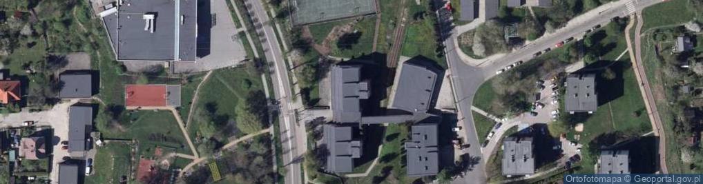 Zdjęcie satelitarne II Liceum Ogólnokształcące im. Adama Asnyka w Bielsku- Białej