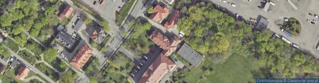Zdjęcie satelitarne II Liceum Ogólnokształcące im Zbigniewa Herberta