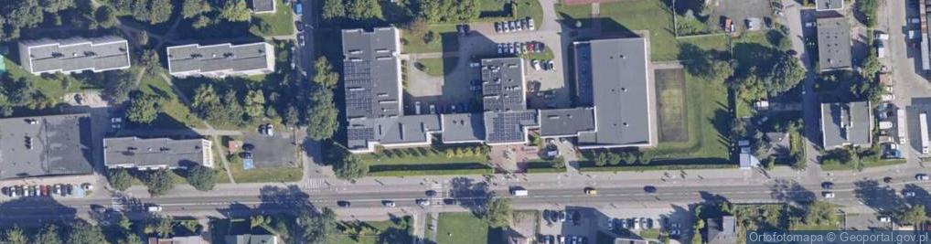 Zdjęcie satelitarne III Liceum Ogólnokształcące im Cypriana Kamila Norwida w Zamościu
