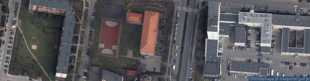 Zdjęcie satelitarne III Liceum Ogólnokształcące im J Słowackiego w Piotrkowie Tryb