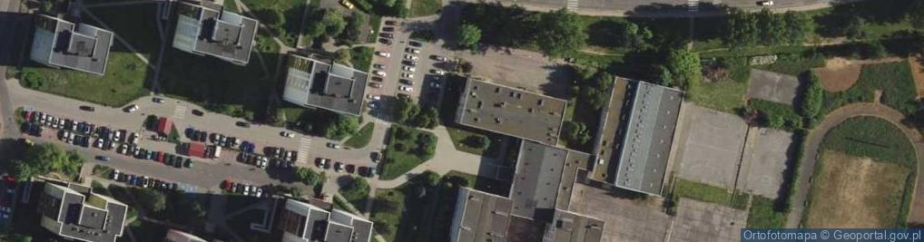 Zdjęcie satelitarne III Liceum w Koninie im C K Norwida