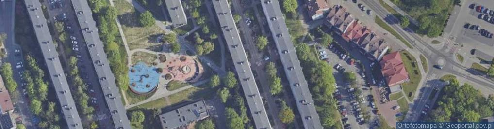 Zdjęcie satelitarne Import Sprzedaż Art Spożywczych i Przemysłowych J Chudzik