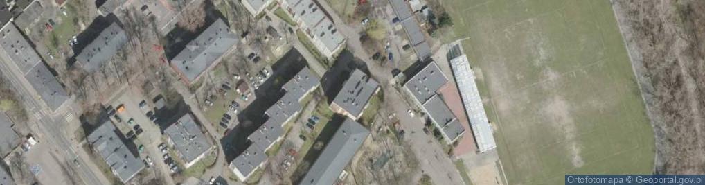 Zdjęcie satelitarne Indywidualna Praktyka Lekarska Wyłącznie w Miejscu Wezwania Ewelina Sikora Grabka