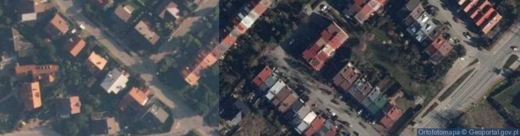 Zdjęcie satelitarne Indywidualna Specjalistyczna Praktyka Lekarska Lek K Kupper Spychalska Psychiatra