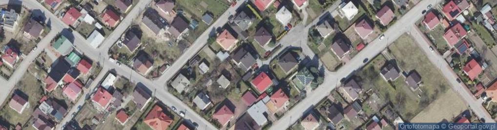 Zdjęcie satelitarne Ines-Krawiectwo