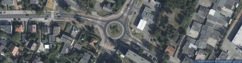 Zdjęcie satelitarne Inexpo Poznańska Agencja Targowa Piotr Wojewodzic Jan Lisiak