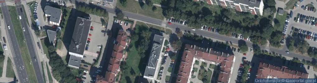 Zdjęcie satelitarne Inforach. Biuro rachunkowe. Flasińska Z.